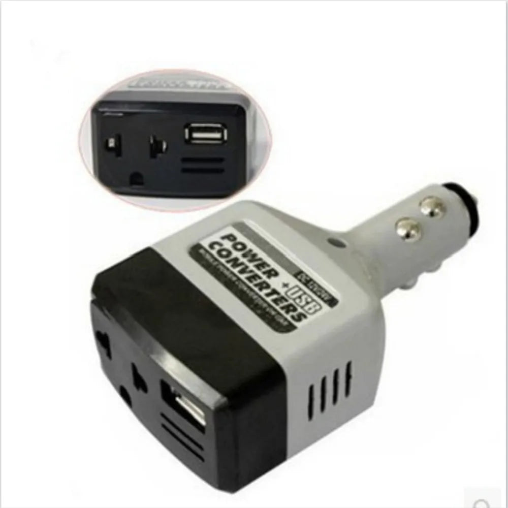 Car Converter Universal Power Transformer 12v/24v To 220v Inverter Power Converter Good Vibrations