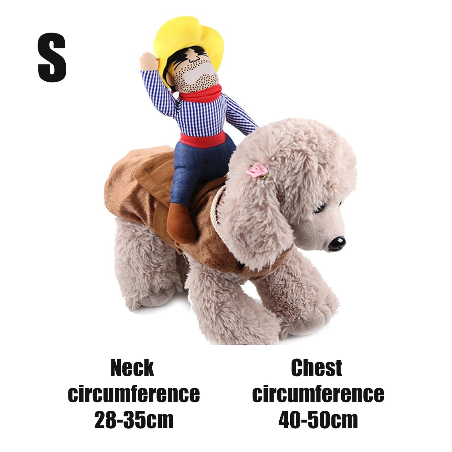 Pet Cowboy Costume Halloween Funny Role Play Creative Dachshund Chihuahua Pug Bulldog Kitten Puppy Pet Novelty Party Costume Good Vibrations