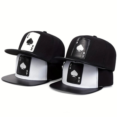 Fashion Hip Hop baseball Cap poker embroidery personalized Hat Men Women cotton Snapback Hats Outdoor Trucker Caps Sun Hats