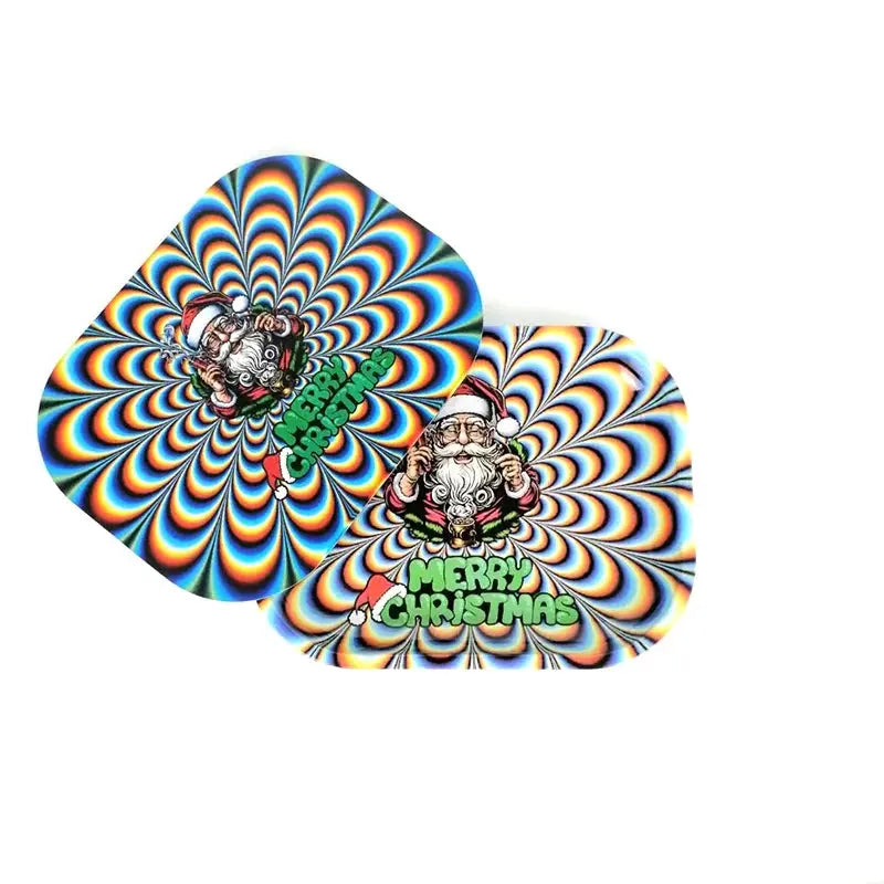 1Pc Rolling Tray Tobacco Cigarette Paper Accessories Trays Magnetic Lid Smoking Grinder Storage Metal Plate 18x14CM Good Vibrations Adult Super Store