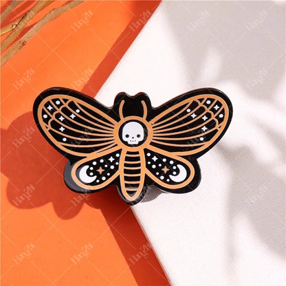 Halloween Hair Accessories Ghost Hair Clip for Women Girls Red Horns Hairpin Skull Claw Y2K Gothic Hair Jewelry 2023 New HangZhi Good Vibrations