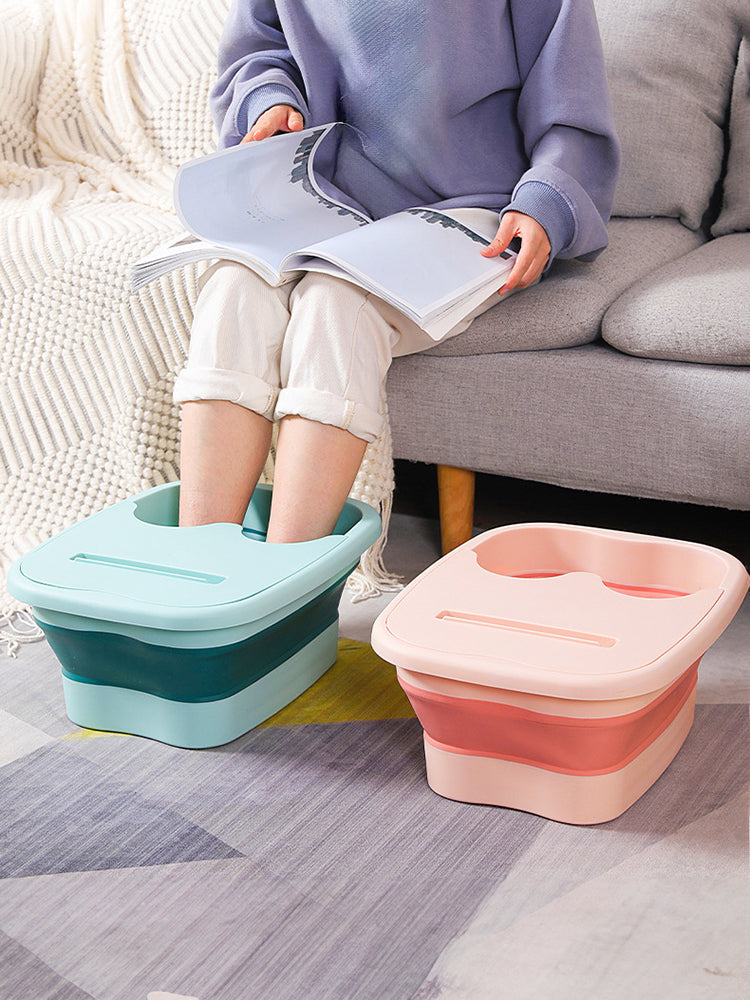 Foldable Footbath Massage Bucket Soaking Bucket Folding Basin Spa Foot Bath Bucket Household Sauna Bathtub Pedicure Bath Bathtub Good Vibrations Adult Super Store