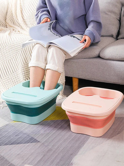 Foldable Footbath Massage Bucket Soaking Bucket Folding Basin Spa Foot Bath Bucket Household Sauna Bathtub Pedicure Bath Bathtub Good Vibrations Adult Super Store