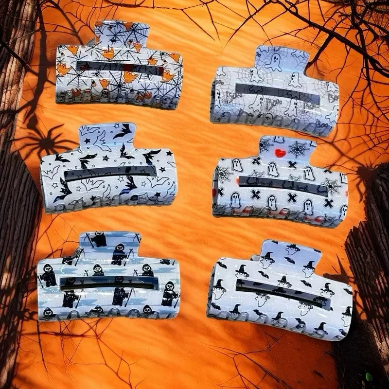 Halloween Theme - With Ghost/Pumpkin/Bat Patterns, Perfect For Holiday Party Costumes, Fashion Accessories For Women And Girls Good Vibrations