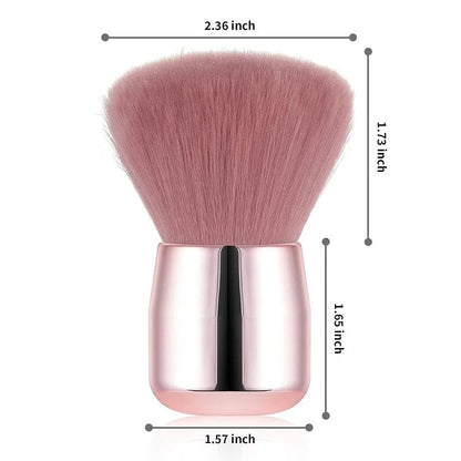 Round Nail Dust Brush Large-sized Remove Nail Dust Brushes Acrylic UV Gel Polish Powder Cleaning Tool Manicure Accessories Good Vibrations