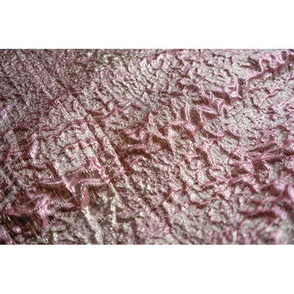 Pink Embossed Bubble Glitter Wrinkled Jacquard Fabric Women's Tutu Skirt Wedding Dress DIY Sewing Fabric Good Vibrations