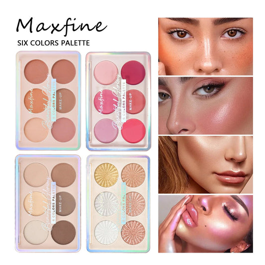 Color-retaining contour palette highlights all the functions of contour, which is a portable high-gloss cosmetic blush plate. Good Vibrations