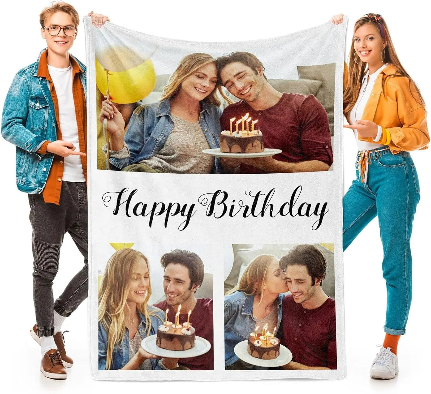 Personalized Fathers Day Throw Blanket Best Dad Ever Gift from Daughter Soft Plaid Throw  L x  W Good Vibrations