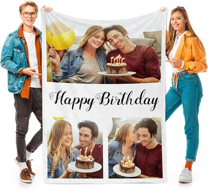 Personalized Fathers Day Throw Blanket Best Dad Ever Gift from Daughter Soft Plaid Throw  L x  W Good Vibrations