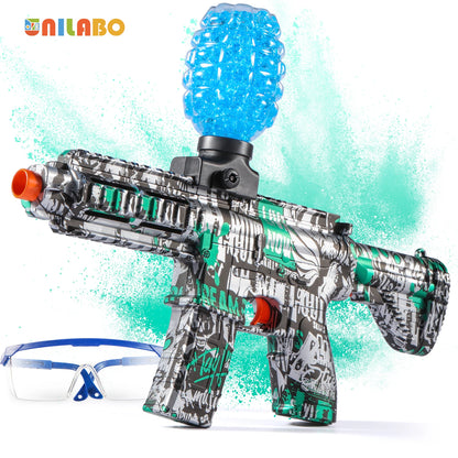 M416 Electric Ball Blaster Toy Gun - High-Speed, Metallic Finish, Rechargeable - Halloween Thanksgiving Gift(Bullets Excluded) Good Vibrations