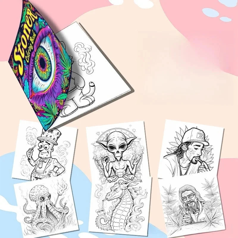 Blacking Me Out: Picture Books for Adults and Teens Coloring Books for Decompressing Relaxing and Imaginative Coloring Good Vibrations