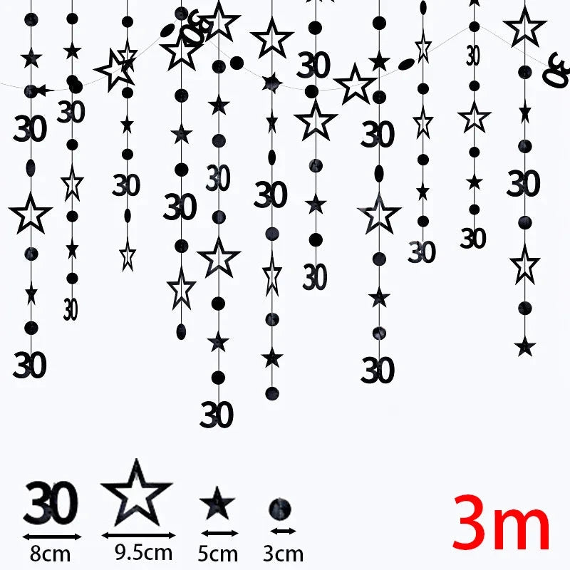 Black 30th Birthday Decorations Women or Men Death to My Twenties Banner Number 30 Balloons Rip to My Bitrthay Decorations Good Vibrations