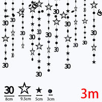 Black 30th Birthday Decorations Women or Men Death to My Twenties Banner Number 30 Balloons Rip to My Bitrthay Decorations Good Vibrations