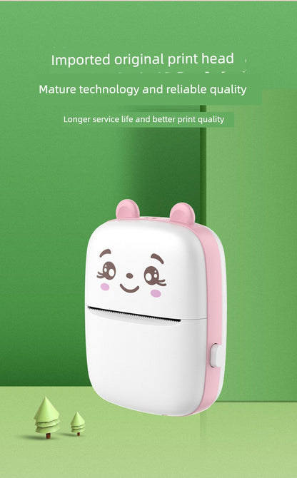 Mini Student Pocket Wrong Question Printer Meow Printer Thermal Photo Label Small Household Portable Cheap Good Vibrations
