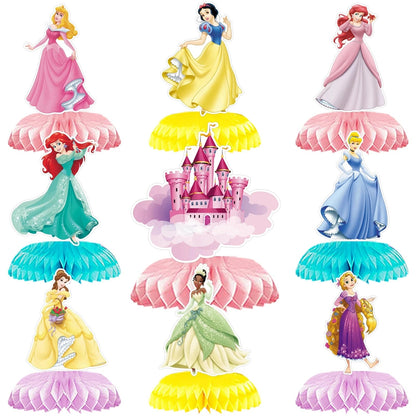 Princess Party Decorations Kids Girls Birthday Supplies Include Paper Cup Plate Napkin Balloon Banner Tablecloth Cake Topper Good Vibrations