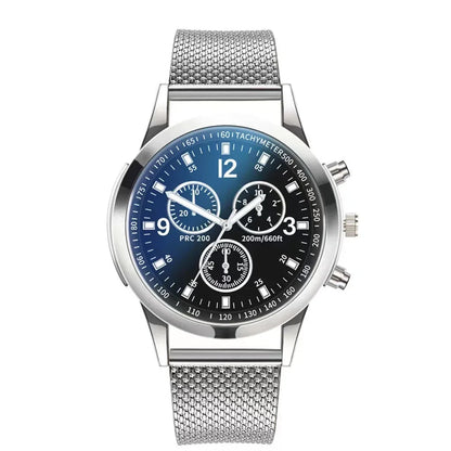 New Men Watches Luxury Band Round Watch Fashion Blu-ray Roman Watch for Man Relojes Para Hombre שעון ספורט Часы Мужские Наручные Good Vibrations