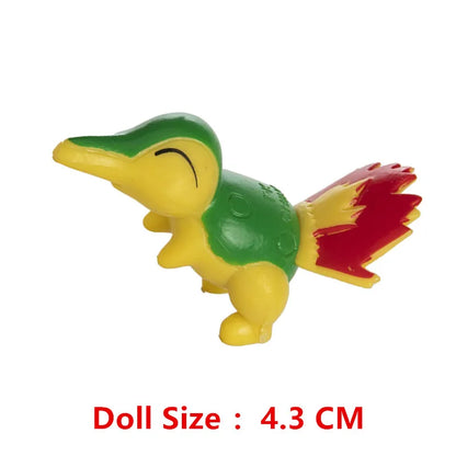 Pokemon 4-13Cm New Cartoons Movie Anime Figure Pikachu Mewtwo Charmander Blastoise Gurado Pet Action Model Toy Gifts Good Vibrations