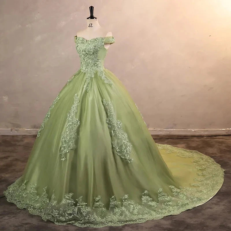 SONHAR VESTIDOS 15 yera old dress 15 Quinceanera Dresses 2024 Elegant Party Dress Luxury Lace Prom Gown customized Good Vibrations