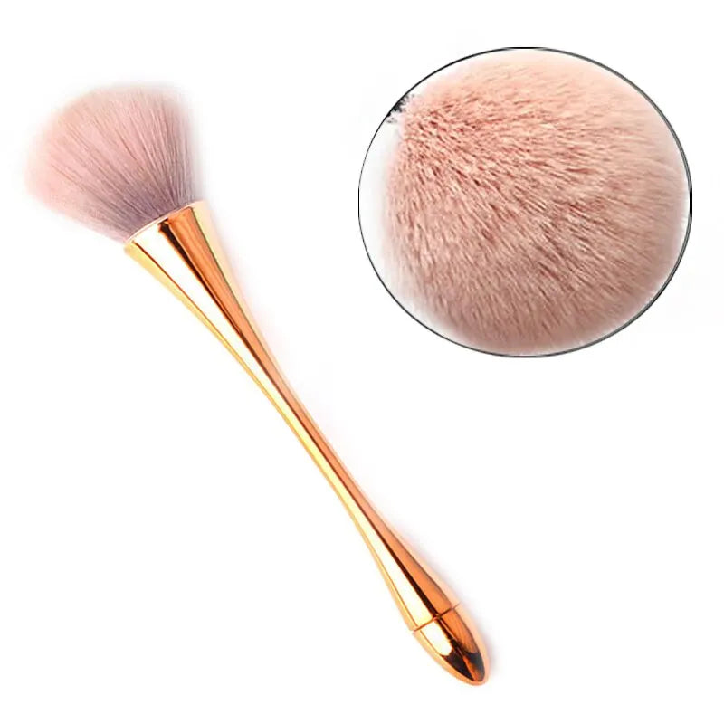 6 Styles Gold Powder Brush Professional Nail Art Make Up Brush Large Cosmetic Face Cont Cosmetic Face Cont Brocha Colorete Tools Good Vibrations