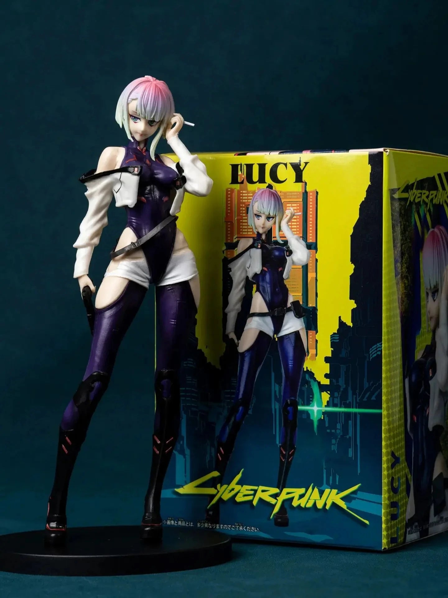 Anime Game Cyberpunk: Edgerunners Rebecca Figure Standing Model Toy Birthday Gift  Aciton Figure Collection Desk Decoration Gift Good Vibrations