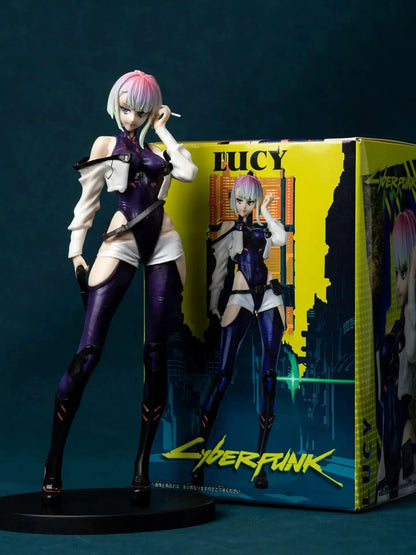 Anime Game Cyberpunk: Edgerunners Rebecca Figure Standing Model Toy Birthday Gift  Aciton Figure Collection Desk Decoration Gift Good Vibrations