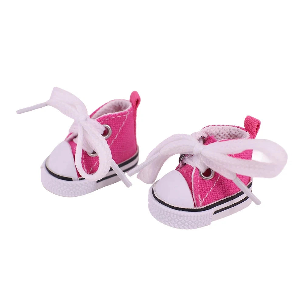 3.8cm Doll Shoes For labubu 17cm Plush Doll Clothes Accessories Girl's Toys ,Christmas Festival Birthday Gift Good Vibrations