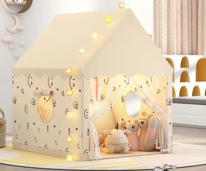 Children Play Tent Princess Castle House Child Room Cartoon Indoor Outdoor Playhouse Folding Decor Tent Toy Christmas Gift Girls Good Vibrations