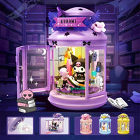 Sanrio Building Blocks Night Light Series Puzzle Assembly Kuromi Pochacco Kawaii Decorative Building Blocks Girl's Birthday Gift Good Vibrations