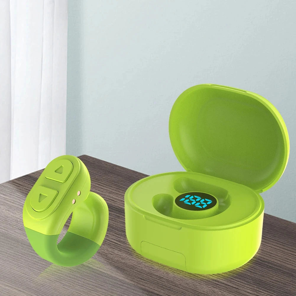 For TikTok Scrolling Ring Remote Page Turner Clicker Kindle App For TIK Tok Ring with Stand Bluetooth-Compatible for IPhone Ipad Good Vibrations