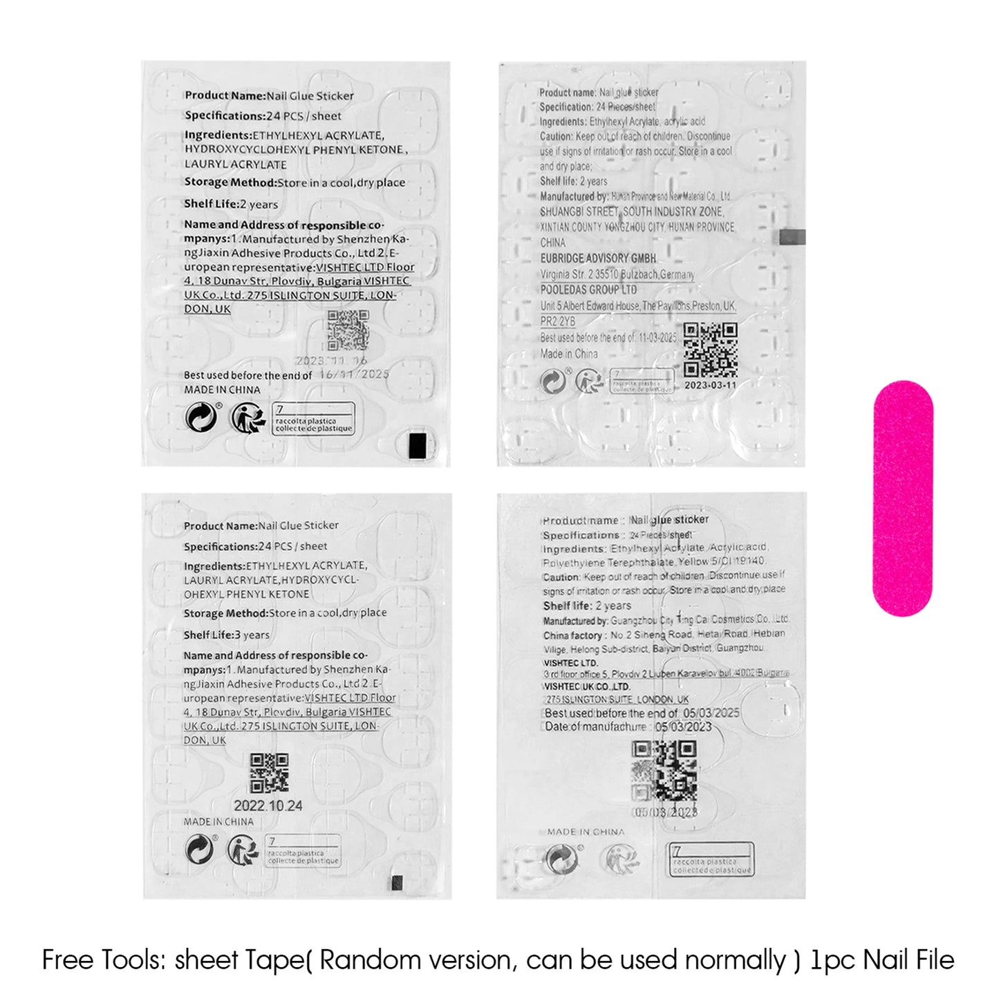 24pcs Halloween Cute Cartoon French Fake Nails Nude Pink Square Press On Nails With Pumpkin Ghost Designs Professional Nail Art Good Vibrations