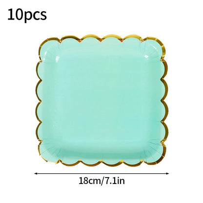 24pcs 7/9inch Pink Daisy Theme Disposable Tableware Flower Plate Napkin Straws Banner Birthday Party Baby Shower Wedding Decor Good Vibrations