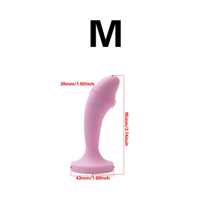 Silicone Anal Plug Gem Base Butt Plug Anal Masturbation Stimulator Anal Massage Dilatancy Toys G-point Massage Adult Sex Toys Good Vibrations Adult Super Store