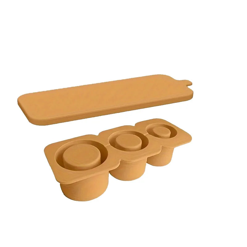 3-Grid Ice Cube Tray For Stanley 30/40 Oz Tumbler Cups Reusable Cylinder Silicone Ice Cube Molds With Lid For Drink Juice Coffee Good Vibrations Adult Super Store
