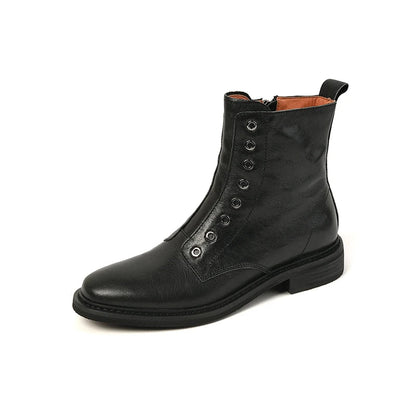Ods Chelsea Boots High-top Boots Wear-resistant Breathable Fashion Trend Versatile Round Toe Casual Non-slip Spring and Autumn Good Vibrations
