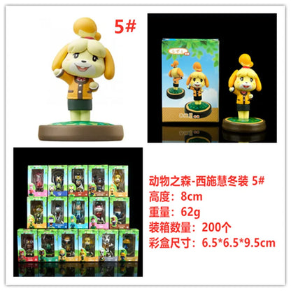 16th Edition Animal Crossing Friends Friendship Family Portrait Figure Set - Shiri Hikari Game Anime Figure Set Good Vibrations