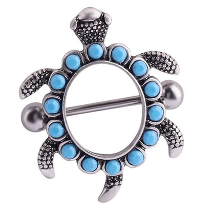 Straight Rod Snake Wing Nipple rings Breast Ring Heart Shaped Adjustable Nipple Piercing Human Jewelry Good Vibrations