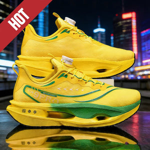 Running Shoes Carbon Board Speciality Marathon Men Sports Breathable Lightweight Women's Comfortable Athletic Nonskid Sneakers Good Vibrations