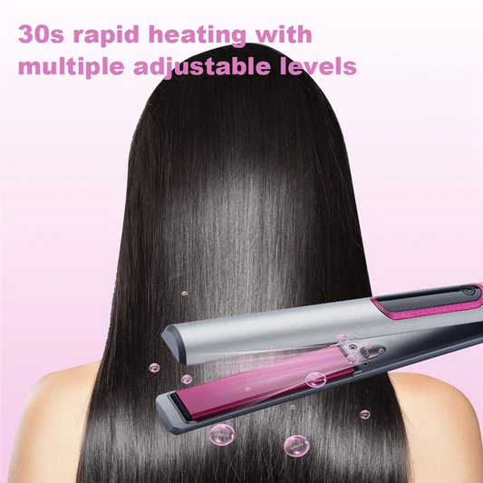 AA20-2 In 1 Hair Straightener And Curler For Styling Flat Iron Hairdressing Tools Good Vibrations