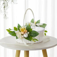 Natural Easter Theme Basket with Decorative Egg Flower For Couples And for Outdoor Activity Spring Event Good Vibrations