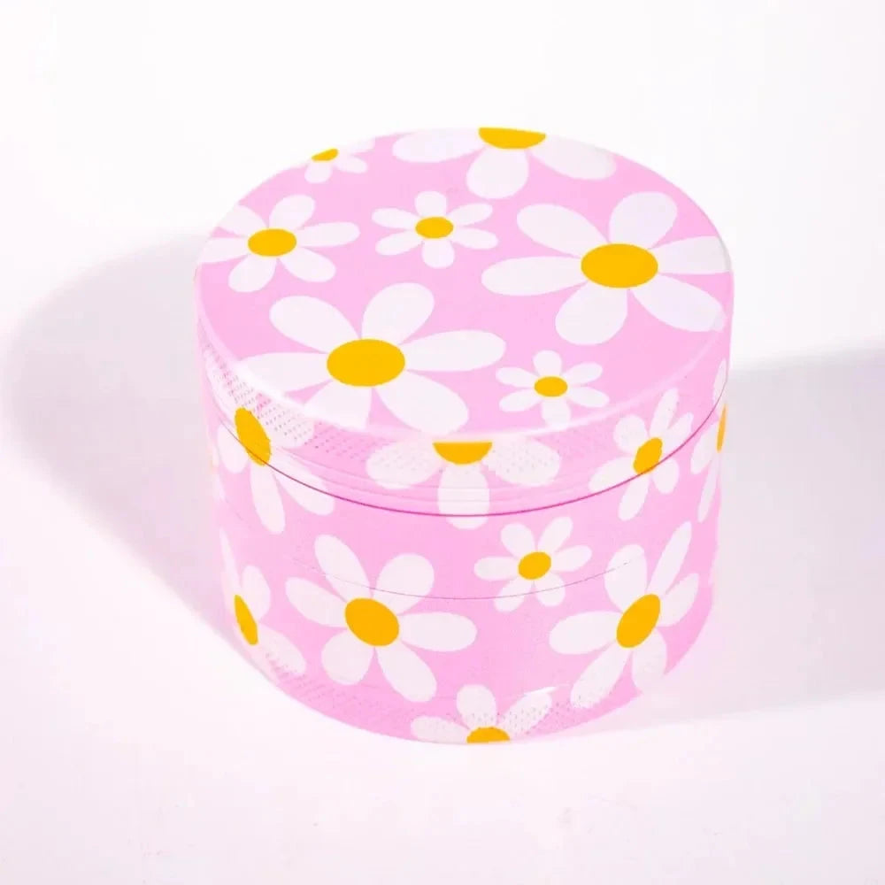 Daisy Flower Spice Grinder Rolling Tray Good Vibrations Adult Super Store