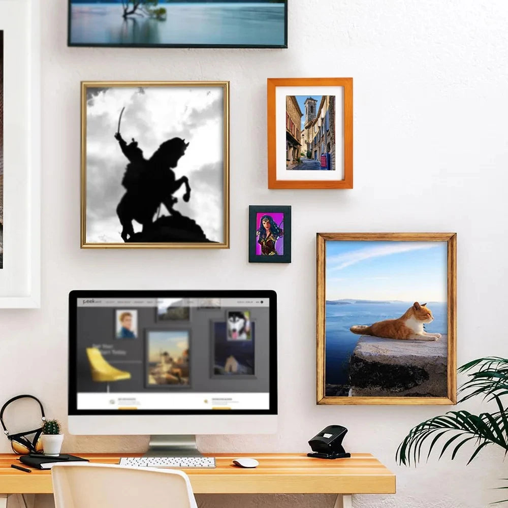 Hidden Wooden Photo Frame Sight Secret Storage Compartment Diversion Stash Safe Container Home Hide Money Cash Ring Necklace Key Good Vibrations Adult Super Store