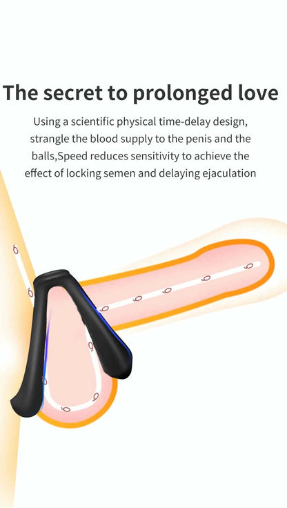 Semen Lock Ring for Male Masturbation Delay Ejaculation.