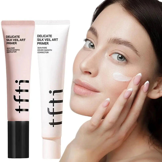Korea TFIT Facial Makeup Foundation Cream Primer Pore Cover Brightening And Smoothing Dark Circles Correction Foundation 36/100g Good Vibrations