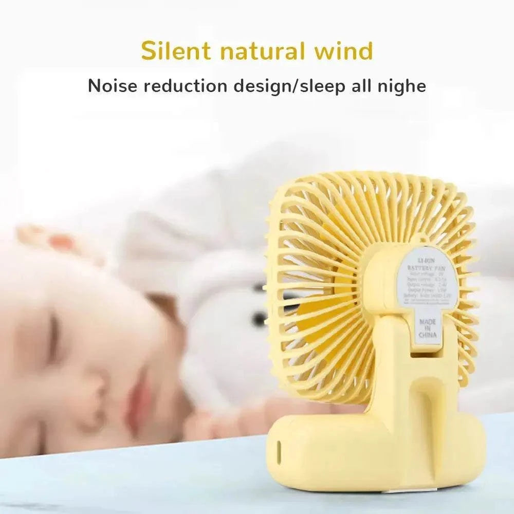 Desktop Desktop Small Fan Mini Handheld Usb Three Speed Cool Air Car Home Office Portable Quiet Outdoor Simple Portable Summer Good Vibrations Adult Super Store