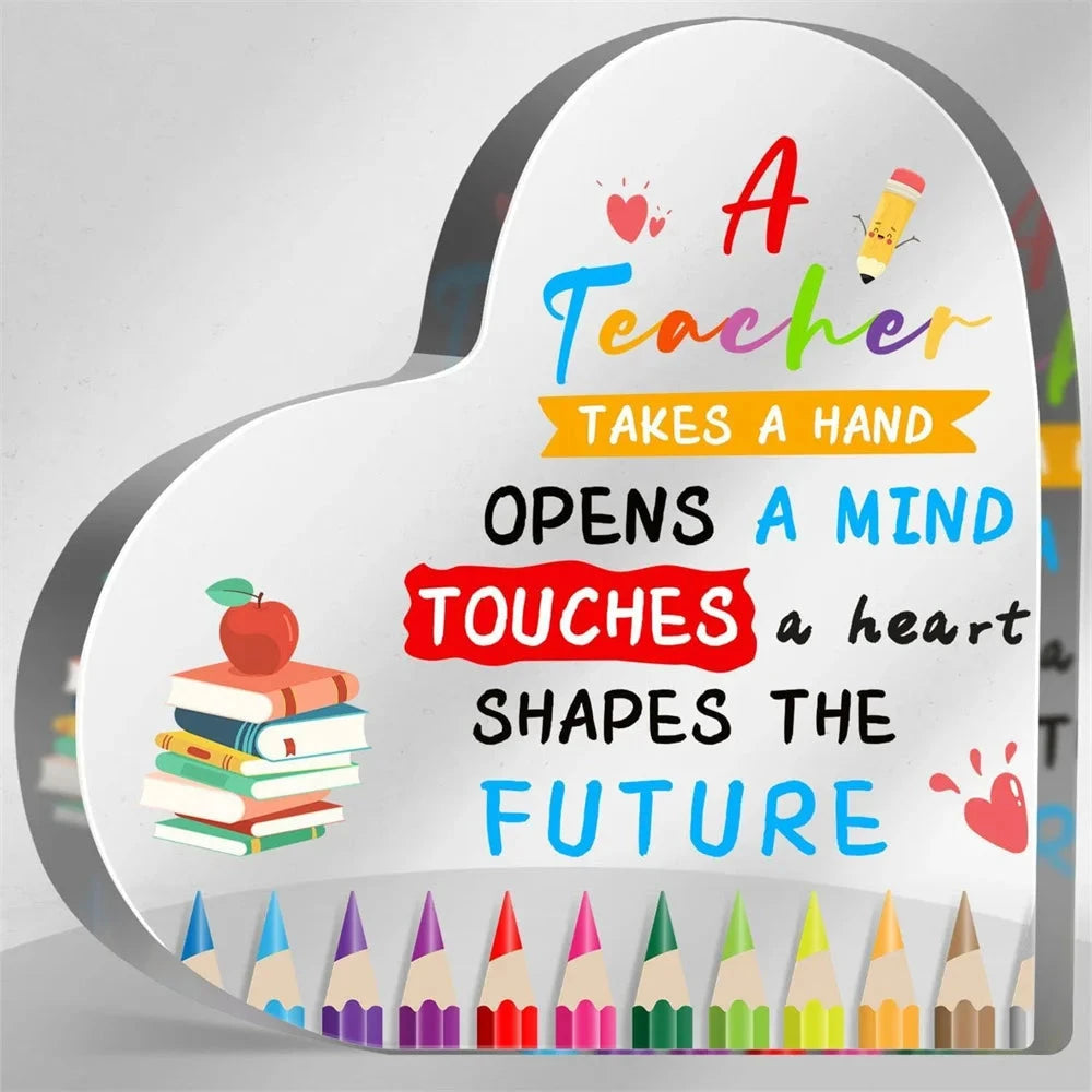 Thank you gift for teachers, birthday gift, New Year's party gift, teacher's office, classroom decoration plaque Good Vibrations