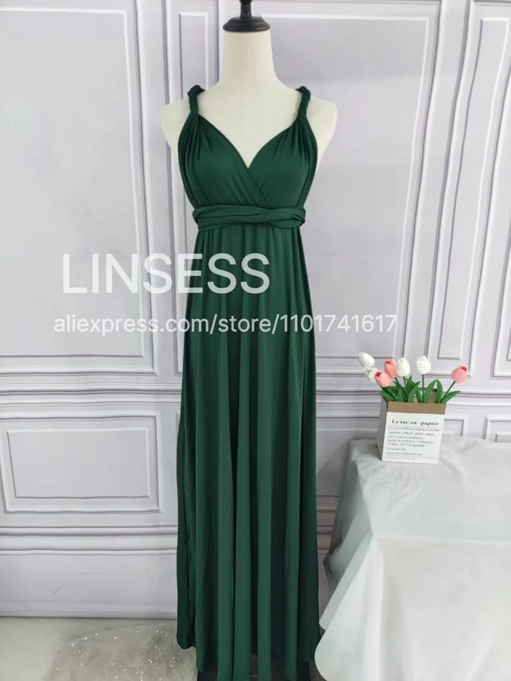 Multiway Maxi Dress Bridesmaid Dress Infinity Cocktail Dress Floor Length Bridesmaid Dress Maxi Dress for Bridesmaid Gifts Good Vibrations