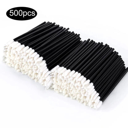 500PCS Lip Wands Applicators Disposable Lip Brush,Lipstick Brush Lip Gloss Applicator Wands,Makeup Applicator Beauty Tool Good Vibrations