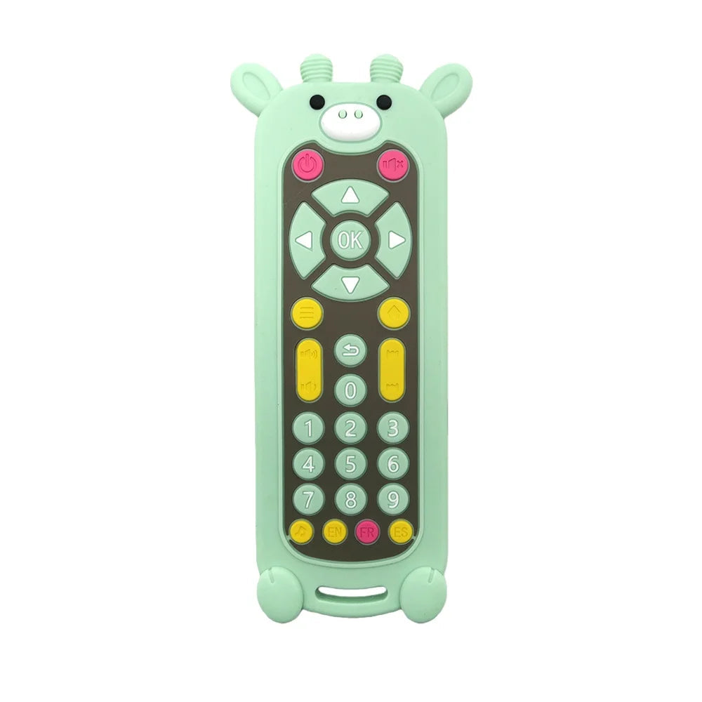 Baby Teether Toy: Realistic Cartoon Remote Control for Soothing Gum Discomfort Remote Control Toy Good Vibrations