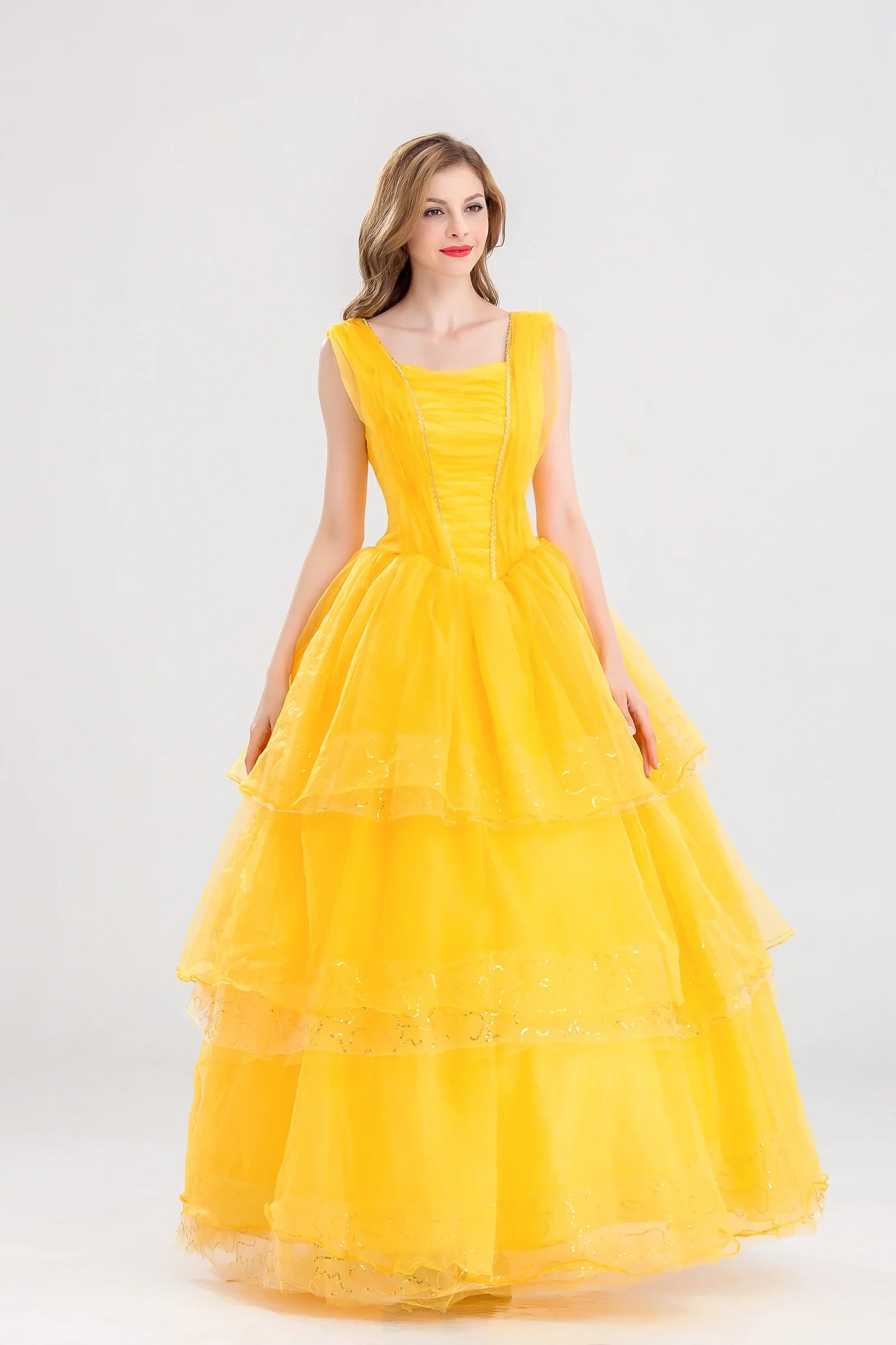 Halloween Costume Adult  Princess Beauty Costume for Women Girl Princess Belle Dress up Ball Gown  Christmas Dresses for Women Good Vibrations