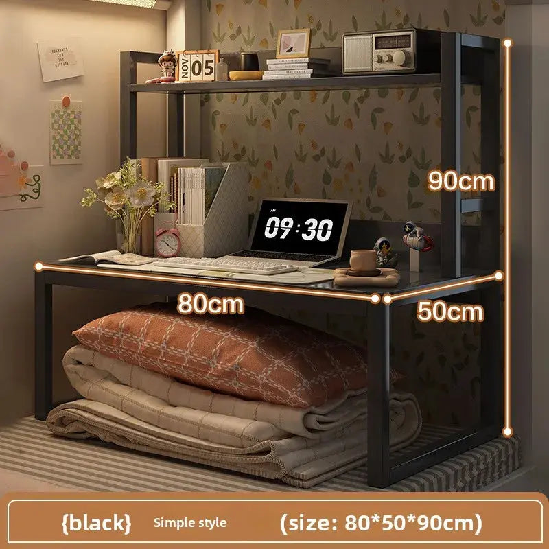 Bed computer desk bookshelf bedside table Good Vibrations